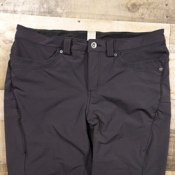 Duluth Trading Flexpedition Lined Pants Women's Size 12x33 Black Straight Leg - Picture 2 of 12